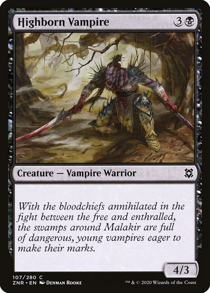 Highborn Vampire - Zendikar Rising (Common) [ZNR-107]