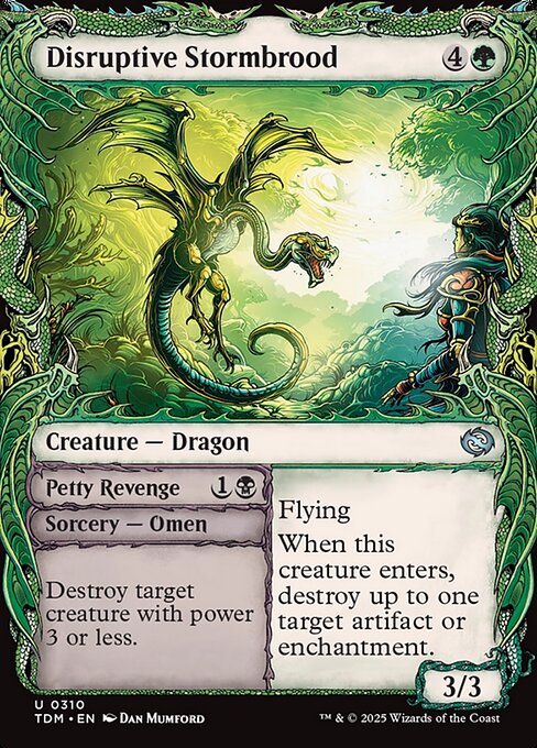 Disruptive Stormbrood // Petty Revenge – Tarkir: Dragonstorm (TDM-310) Magic: The Gathering card | LC-REM-20260804-15401915679052-24ca444d-f4ab-4375-a670-63f29eb863dd