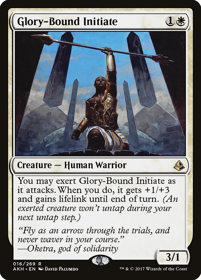 Glory-Bound Initiate - Amonkhet (Rare) [AKH-16]