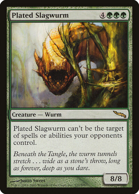 Plated Slagwurm – Mirrodin (MRD-127) Magic: The Gathering card