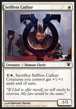 Selfless Cathar - Innistrad (Common) [ISD-30] Immagine principale del prodotto