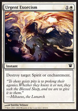 Urgent Exorcism - Innistrad (Common) [ISD-40] Immagine principale del prodotto