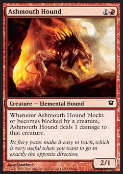 Ashmouth Hound - Innistrad (Common) [ISD-128] Imagen principal del producto