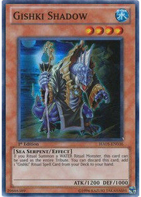 Gishki Shadow — Hidden Arsenal 5 (HA05-036) Yu-Gi-Oh! card Hauptbild
