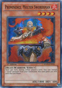 Prominence, Molten Swordsman - Hidden Arsenal 5 (Super Rare) [HA05-010] Main image