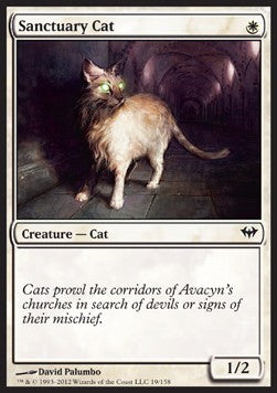 Sanctuary Cat - Dark Ascension (Common) [DKA-19] Main image