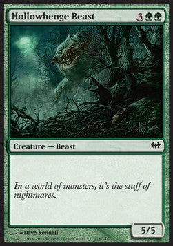 Hollowhenge Beast - Dark Ascension (Common) [DKA-118] Main image