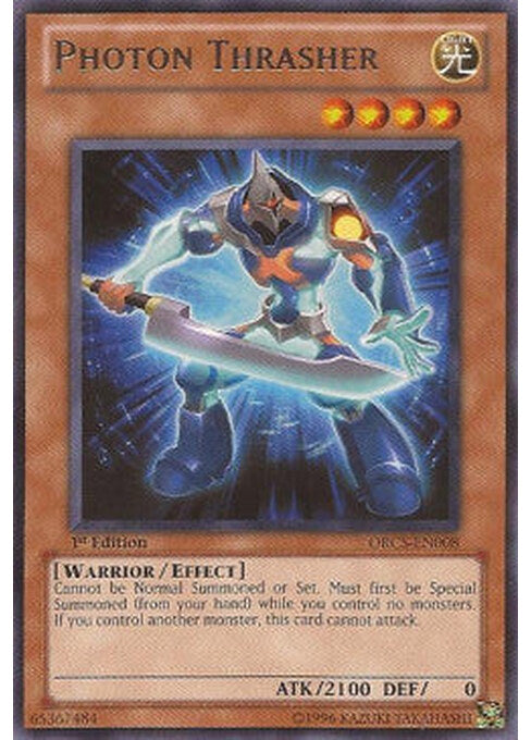 Photon Thrasher — Order of Chaos (ORCS-008) Yu-Gi-Oh! card Hoofdafbeelding