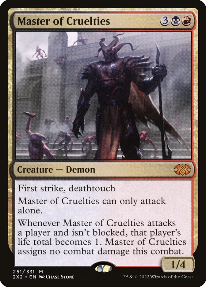 Master of Cruelties - Double Masters 2022 (Mythic) [2X2-251] Main image