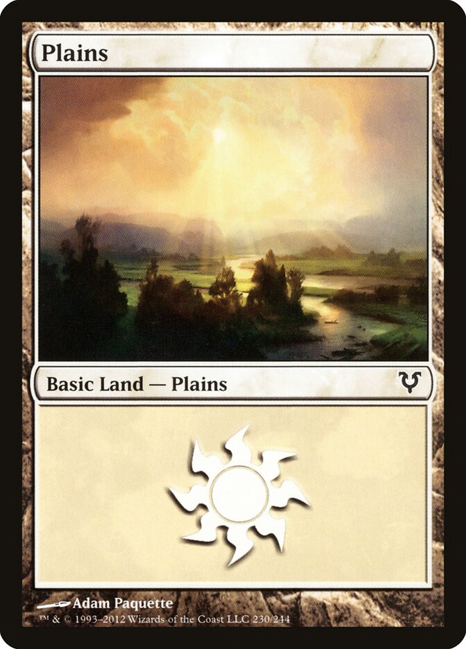 Plains (V.1) - Avacyn Restored (Land) [AVR-230] Main image