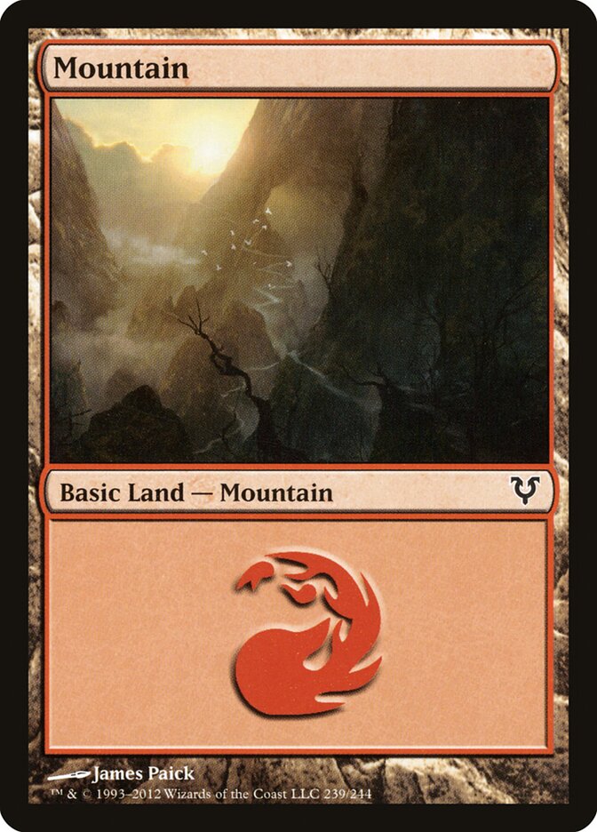 Mountain (V.1) - Avacyn Restored (Land) [AVR-239] Image principale du produit