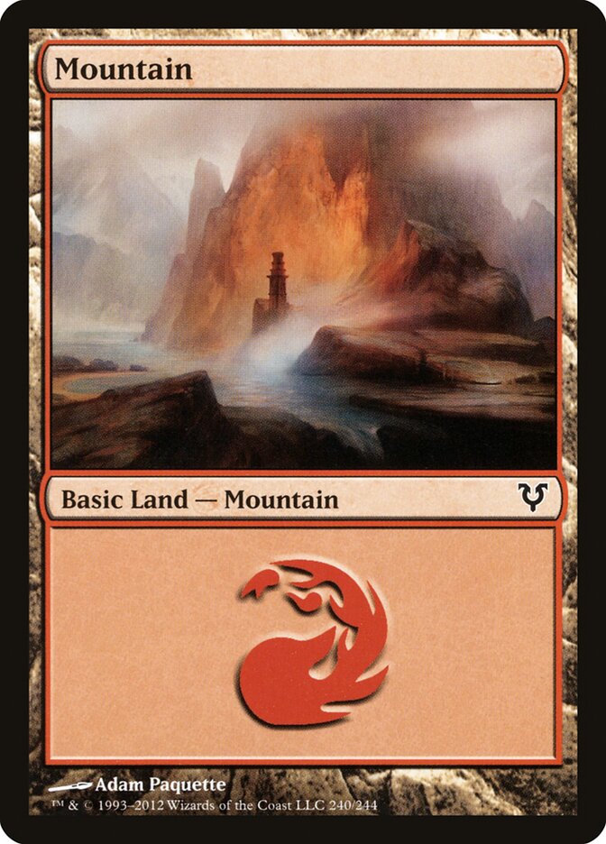 Mountain (V.2) - Avacyn Restored (Land) [AVR-240] Image principale du produit