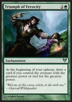 Triumph of Ferocity - Avacyn Restored (Uncommon) [AVR-198] Imagen principal del producto
