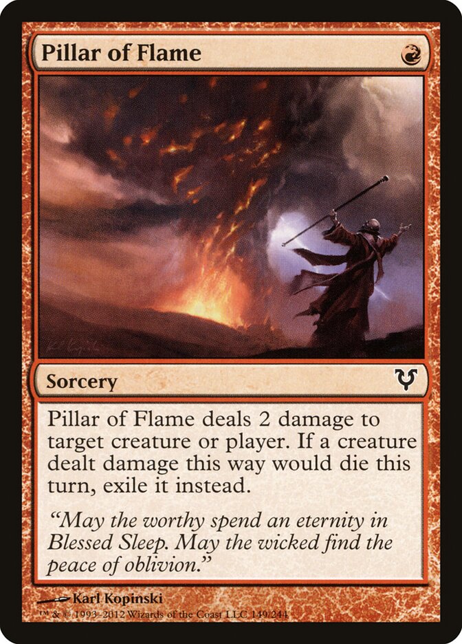 Pillar of Flame - Avacyn Restored (Common) [AVR-149] Main image