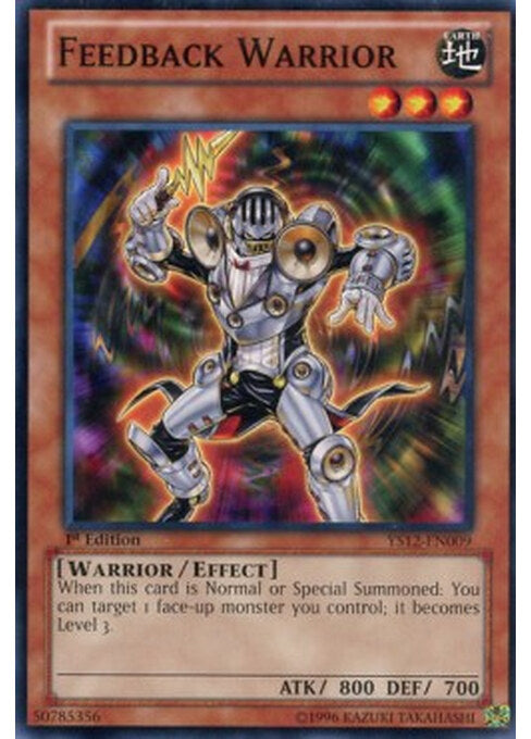 Feedback Warrior — Starter Deck: Xyz Symphony (YS12-009) Yu-Gi-Oh! card Hauptbild