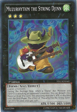 Muzurhythm the String Djinn - Starter Deck: Xyz Symphony (Super Rare) [YS12-040]