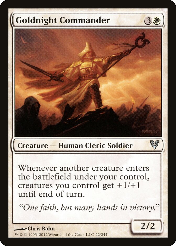 Goldnight Commander - Avacyn Restored (Uncommon) [AVR-22] Main image