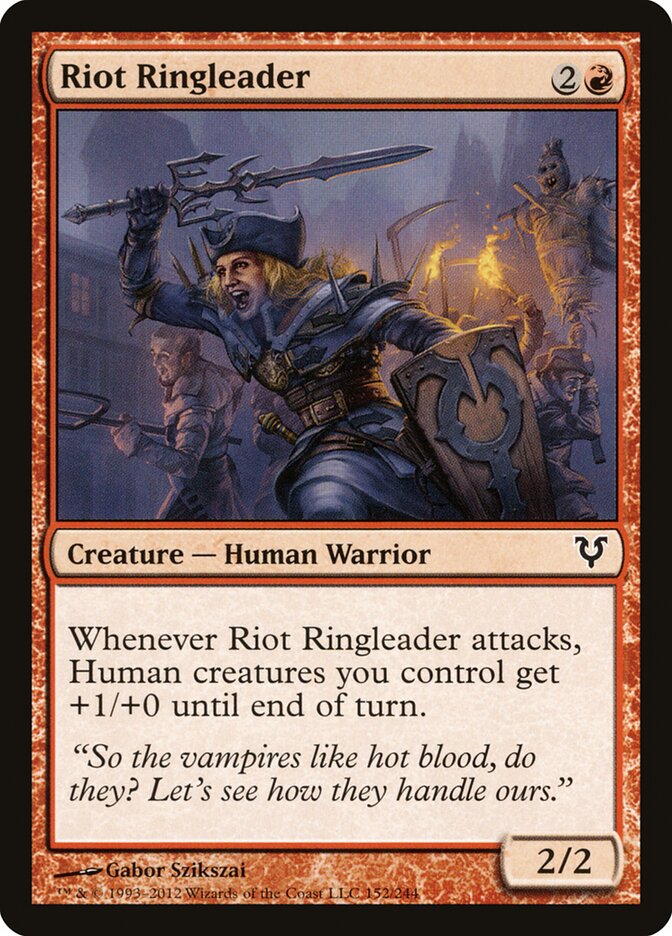Riot Ringleader - Avacyn Restored (Common) [AVR-152] Image principale du produit