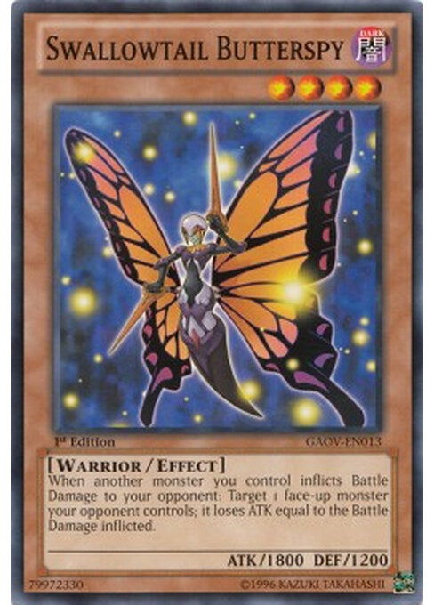 Swallowtail Butterspy — Galactic Overlord (GAOV-013) Yu-Gi-Oh! card Hauptbild