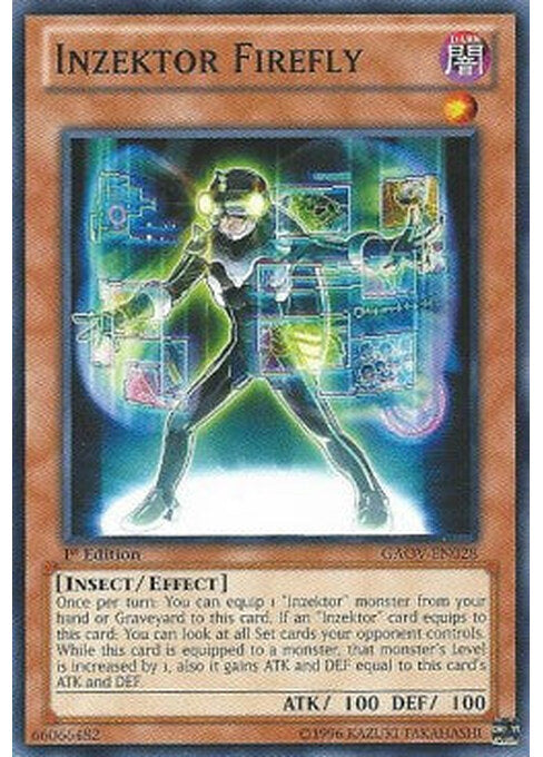 Inzektor Firefly — Galactic Overlord (GAOV-028) Yu-Gi-Oh! card Immagine principale del prodotto
