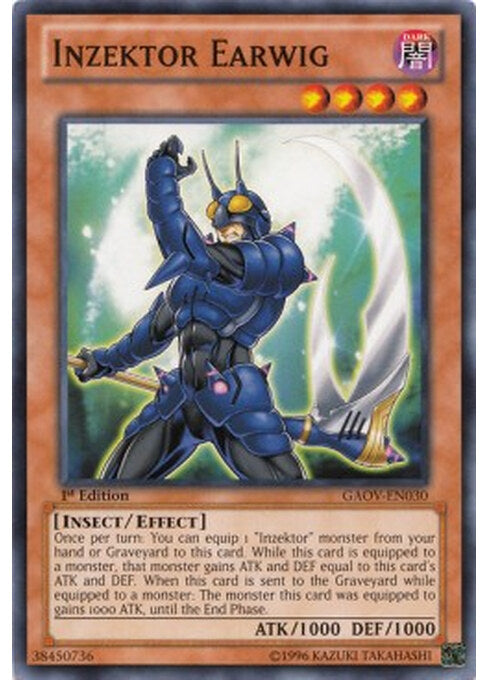 Inzektor Earwig — Galactic Overlord (GAOV-030) Yu-Gi-Oh! card Immagine principale del prodotto