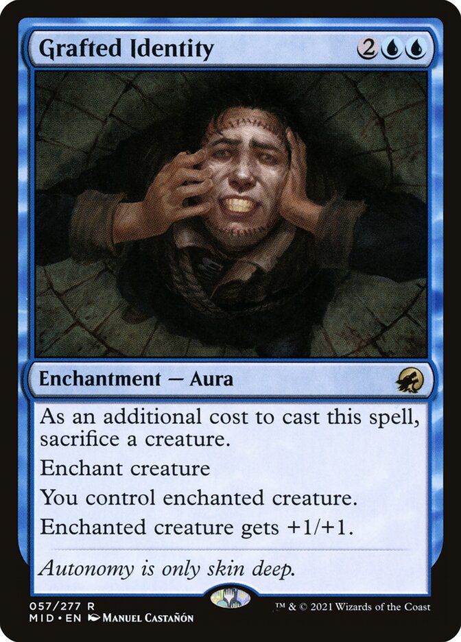 Grafted Identity - Innistrad: Midnight Hunt (Rare) [MID-57] Imagen principal del producto