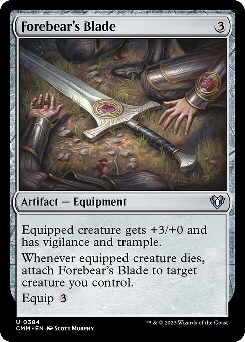 Forebear's Blade – Commander Masters (CMM-384) Magic: The Gathering card | LC-REM-20260804-15711458328908-2570fb88-358f-4f36-87e3-d8375824d126 Immagine principale del prodotto