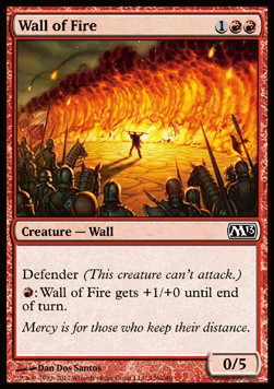Wall of Fire - Magic 2013 (Common) [M13-156] Hauptbild
