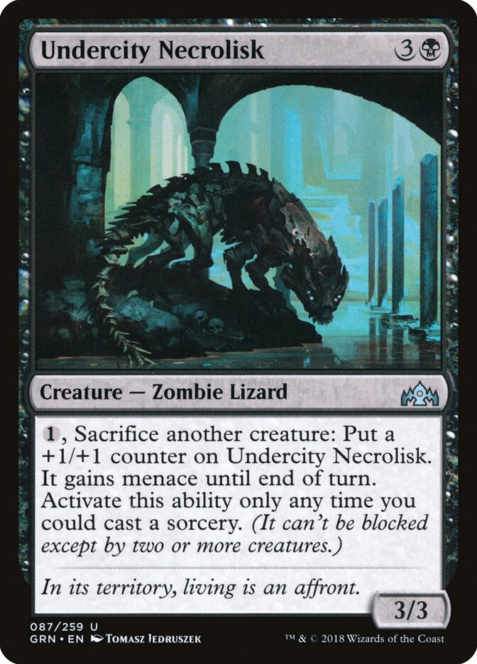 Undercity Necrolisk - Guilds of Ravnica (Uncommon) [GRN-87]