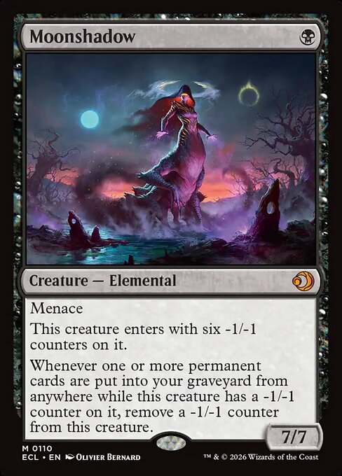 Moonshadow – Lorwyn Eclipsed (ECL-110) Magic: The Gathering card Main image
