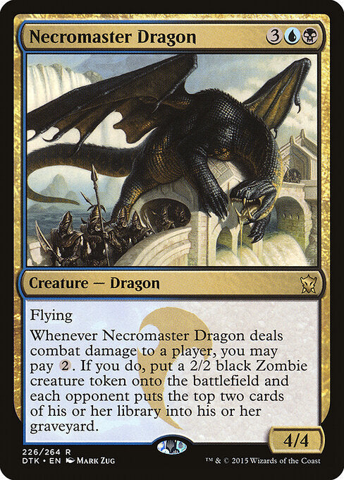 Necromaster Dragon – Dragons of Tarkir (DTK-226) Magic: The Gathering card