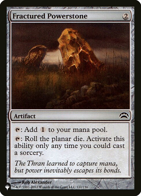 Fractured Powerstone – The List (PLST-PC2-111) Magic: The Gathering card | LC-REM-20260804-15151314403660-257c8d05-3621-47b6-b73e-9f9daba77a19