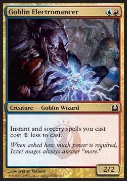 Goblin Electromancer - Return to Ravnica (Common) [RTR-163] Hover Image