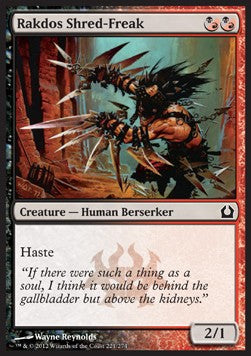 Rakdos Shred-Freak - Return to Ravnica (Common) [RTR-221] Hauptbild