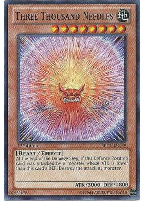 Three Thousand Needles — Return of the Duelist (REDU-039) Yu-Gi-Oh! card Hauptbild