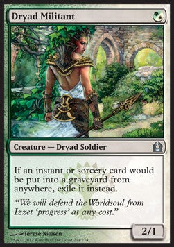 Dryad Militant - Return to Ravnica (Uncommon) [RTR-214] Hauptbild