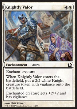 Knightly Valor - Return to Ravnica (Common) [RTR-13] Hauptbild