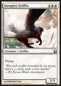 Sunspire Griffin - Return to Ravnica (Common) [RTR-25] Hover Image