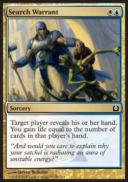 Search Warrant - Return to Ravnica (Common) [RTR-193] Immagine principale del prodotto