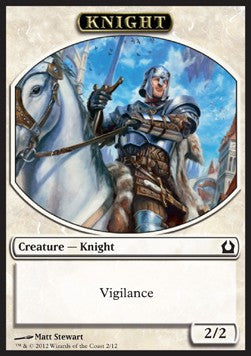 Knight Token (White 2/2 Vigilance) - Return to Ravnica (Token) [RTR-T2] Hauptbild