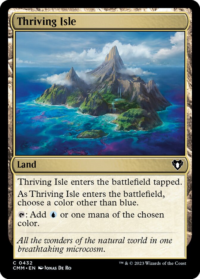 Thriving Isle - Commander Masters (Common) [CMM-432] Immagine principale del prodotto