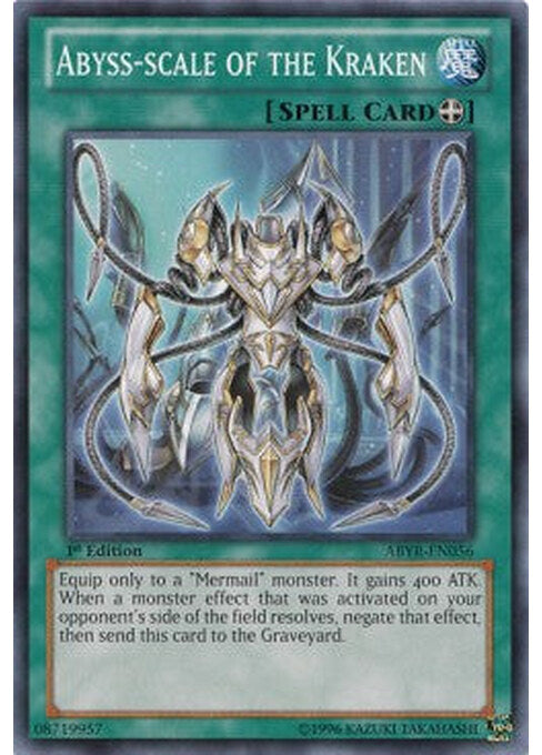 Abyss-scale of the Kraken — Abyss Rising (ABYR-056) Yu-Gi-Oh! card Hoofdafbeelding