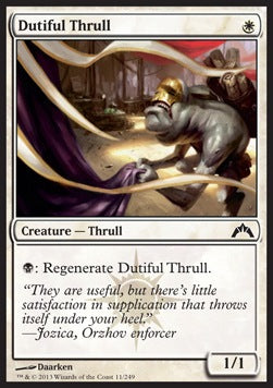 Dutiful Thrull - Gatecrash (Common) [GTC-11] Immagine principale del prodotto