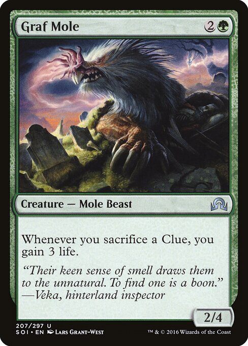 Graf Mole – Shadows over Innistrad (SOI-207) Magic: The Gathering card