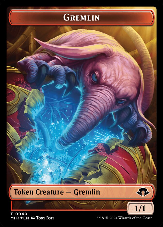 Magic-kaart Gremlin Token // Copy Token TMH3-40 uit Modern Horizons 3 Tokens (Token)