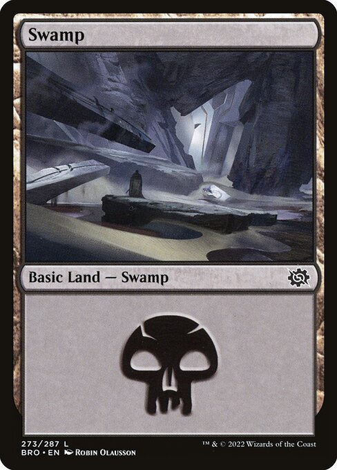 Swamp – The Brothers' War (BRO-273) Magic: The Gathering card Hauptbild