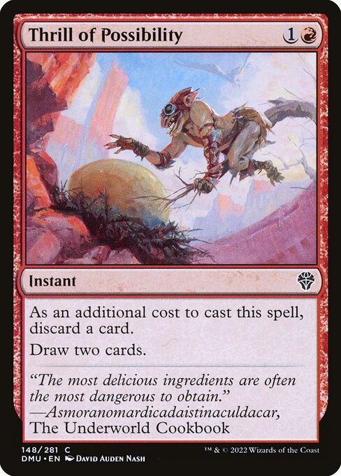 Thrill of Possibility – Dominaria United (DMU-148) Magic: The Gathering card | LC-REM-20260804-15150802567500-25e5dc88-9573-4eaa-bd37-eb0dee4add03