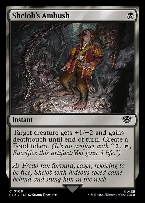 Shelob's Ambush – The Lord of the Rings: Tales of Middle-earth (LTR-108) Magic: The Gathering card