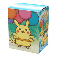 Pokémon Deckbox - Flying Pikachu & Surfing Pikachu (Japans, 25th Anniversary) – de deckbox vanaf de andere zijde bekeken (officiële afbeelding Pokémon Center Japan)