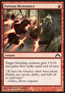 Furious Resistance - Gatecrash (Common) [GTC-93] Main image